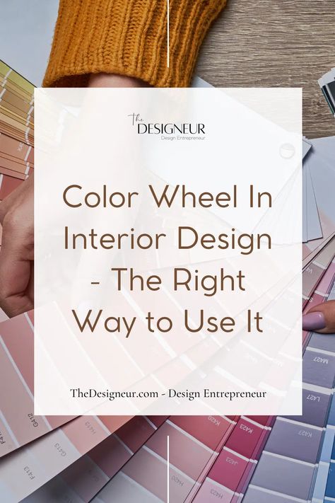 Color Wheel In Interior Design - The Right Way to Use It - TheDesigneur Color Combinations For Interior Design, Interior Design Color Wheel, Interior Design Pallets Color, Color Wheel Complementary Colors, Interior Design Colour Combination, Material Combination Design, Interior Design Color Pallets, Textures In Interior Design, Interior Design Color Theory