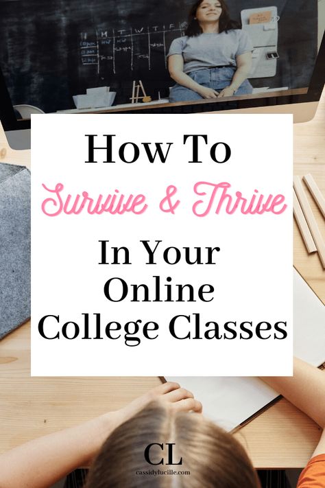 Online College Organization, Online School Organization, College Freshman Advice, Online College Classes, College Schedule, Freshman Advice, Freshman Tips, School Preparation, College Class