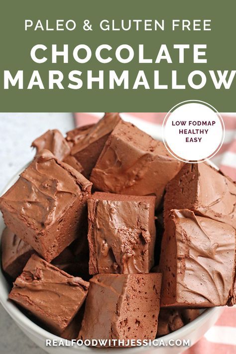 Chocolate Marshmallow Recipe, Chocolate Marshmallow, Paleo Sweets, Recipes With Marshmallows, Paleo Chocolate, Paleo Treats, Chocolate Marshmallows, Paleo Dessert, Gluten Free Chocolate