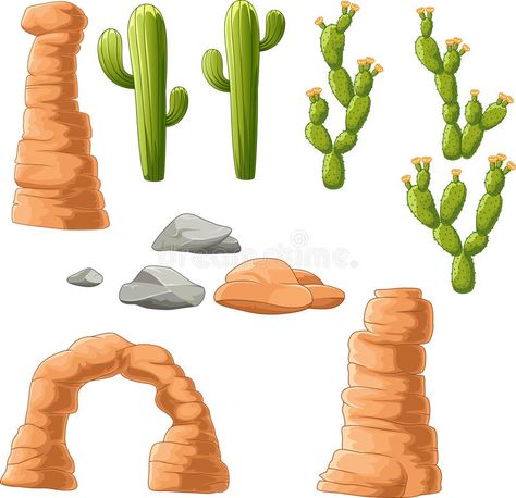 3d Cartoon Background, Desert Background, Inkscape Tutorials, Photo Props Diy, Geography For Kids, Dollar Photo, Cactus Illustration, Beautiful Cactus, Vbs Themes