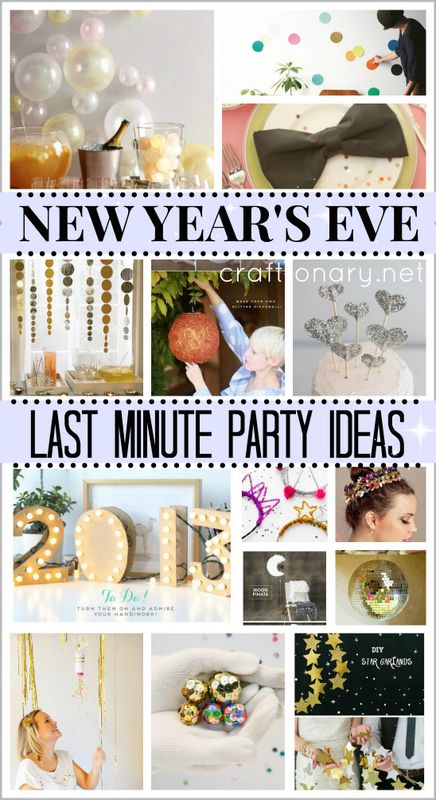 DIY New Years Eve Ideas and $75 GIVEAWAY - Craftionary. There are some REALLY CUTE THINGS IN THIS BLOG AND THE SITE New Years Eve Ideas, Diy Nye, How To Make Pinata, New Year's Eve Crafts, Nye Decorations, Kids New Years Eve, New Years Eve Day, New Year's Party Decorations, New Year's Eve Recipes