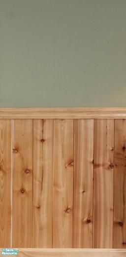 FluffyAuntyDi's Knotty Pine Half Wall Paneling/This kind of paneling, color green, and a border Knotty Pine Half Wall, Half Wall Paneling Ideas Living Room, Half Wall Paneling, Wall Paneling Ideas Living Room, Knotty Pine Paneling, Pine Paneling, Knotty Pine Walls, Half Walls, Pine Walls