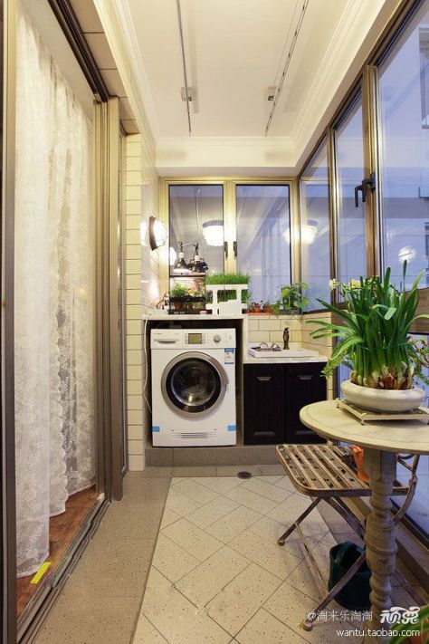 HomelySmart | 10 Balcony Functions That You’ll Love To Have Dry Balcony Ideas, Dry Balcony, Laundry Balcony, Outdoor Laundry Rooms, Outdoor Laundry, Washing Area, Balcony Design Ideas, House Balcony, Laundry Design