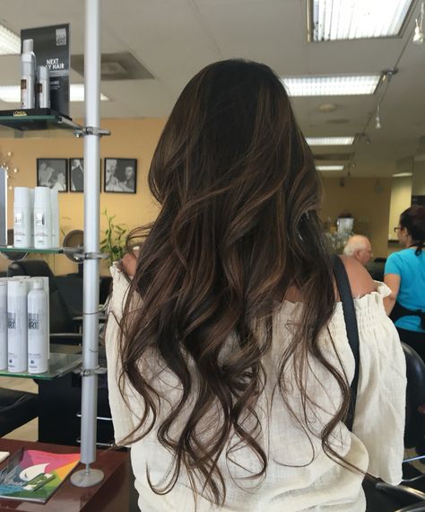 Hair goals More Long Wavy Hair, Asian Hair, Wavy Hair, Hair Goals, Balayage, Long Hair, Hair Color, Hair, Color