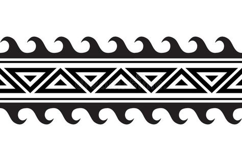 Maori Polynesian Tattoo Bracelet Tribal Sleeve Seamless Pattern Vector Stock Illustrations – 192 Maori Polynesian Tattoo Bracelet Tribal Sleeve Seamless Pattern Vector Stock Illustrations, Vectors & Clipart - Dreamstime Armband Tattoo Stencil, Maori Tattoo Patterns, Border Tattoo, Maori Tattoos, Geometric Sleeve, Tattoo Traditional, Turtle Tattoo, Tattoo Bracelet, Maori Tattoo