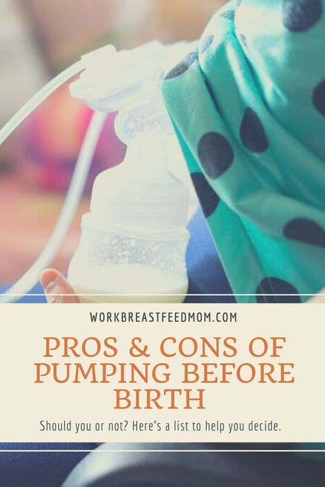 A detailed list of the pros and cons of pumping before birth. Can you start pumping breast milk before birth? Info to help you decide. #baby #breastfeeding #pumping #breastmilk When To Start Pumping, Exclusively Pumping Schedule, Pregnancy Prep, Pumping Milk, Storing Breastmilk, Third Trimester Pregnancy, Boost Milk Supply, Pumping Schedule, First Time Pregnancy