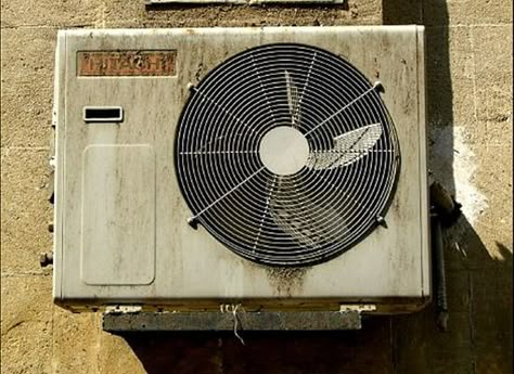 Air Conditioner Poster Design, Cyberpunk Alley, Air Conditioning Design, Outdoor Ac Unit, Image Texture, Ancient Air Conditioning, Fujitsu Air Conditioning, Set Photography, Air Conditioning Installation