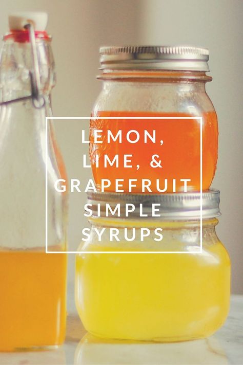 What to do with zested citrus? Make these lemon, lime, and grapefruit simple syrups. Great in soda and cocktails. www.blossomtostem.net Soda Stream Recipes, Simple Syrups, Soda Syrup, Lemon Syrup, Simple Syrup Recipes, Homemade Syrup, Flavored Syrup, Dessert Sauces, Grapefruit Juice