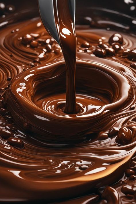 Nutella Ads Creative, Chocolate Background Aesthetic, Dark Chocolate Aesthetic, Chocolat Aesthetic, Chocolate Splash, Liquid Chocolate, Brown Candy, Chocolate Aesthetic, Baking Buns