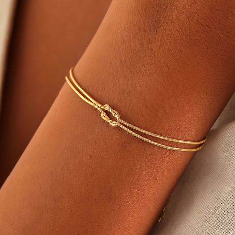 Mother & Daughter Bond Knot Bracelets Gold Knot Bracelet, Knot Bracelets, Mother Daughter Bonding, Mother Daughter Bracelets, Best Friend Bracelets, Couples Bracelet, Couple Bracelet, Bracelet Couple, Mother Daughter Gifts