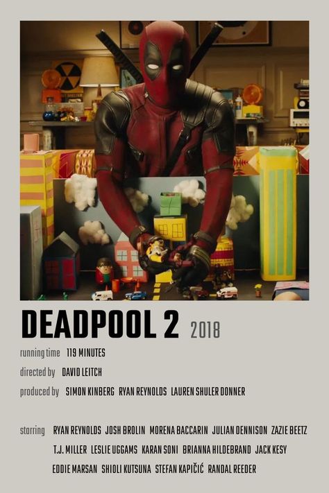 Deadpool 2 Movie Poster Deadpool 2 Poster, Deadpool Movie Poster, Deadpool 2 Movie, Leslie Uggams, Deadpool Poster, Minimalist Polaroid Poster, Zazie Beetz, Marvel Movie Posters, Deadpool Movie