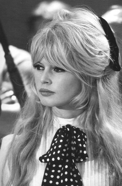 Bardot Hairstyle, Brigitte Bardot Hair, Bardot Bangs, Bardot Hair, 1970s Hairstyles, Bridgette Bardot, 1960s Hair, Bridget Bardot, Bardot Style