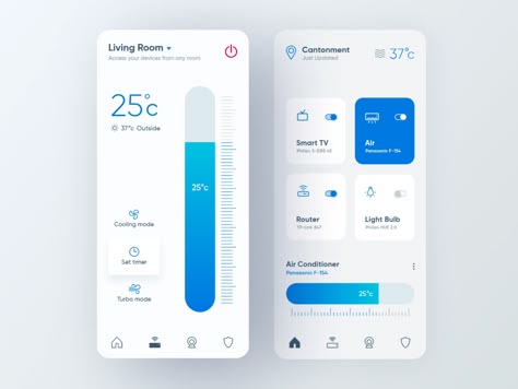 App Design Layout, App Screen, Ui Design Mobile, Ui Ux 디자인, App Interface Design, Smart Home Design, Mobile Ui Design, Simple App, App Design Inspiration