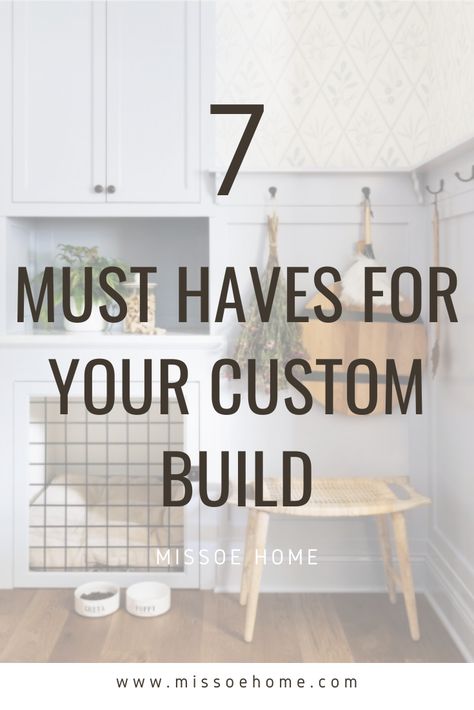 Things To Add To Your New Build, Dream Home Features Ideas, Must Haves For New House Build, New Build House Hacks, Dream House Must Haves Ideas, New Build Electrical Must Haves, Custom Home Inspiration, Ideas For New Home Build, New Build House Must Haves