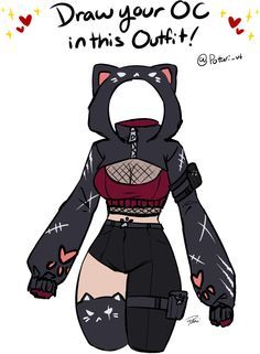 Drawing Outfits Sketches, Girly Outfits Drawing, Make Your Oc Wear This, Gothic Clothing Drawing, Goth Outfit Art Reference, Cute Outfit Drawing Ideas, Goth Clothing Drawing, Character Art Outfits, Cartoon Outfits Drawing