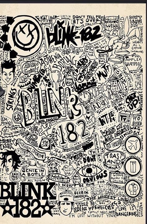 Blink 182 Wallpaper, Blink 182 Poster, Blink 182 Lyrics, Blink 182 Concert, Song Lyric Posters, Lyric Poster, Lyric Prints, Blink 182, Music Aesthetic