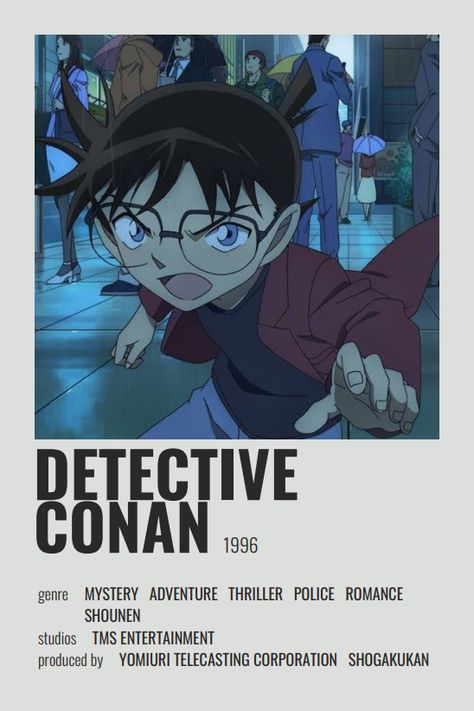 Detective Conan Movie Poster, Conan The Detective, Case Closed Wallpaper, Detective Conan Poster, Detective Conan Aesthetic, Poster Conan, Case Closed Anime, Case Closed Manga, قلعة هاول المتحركة