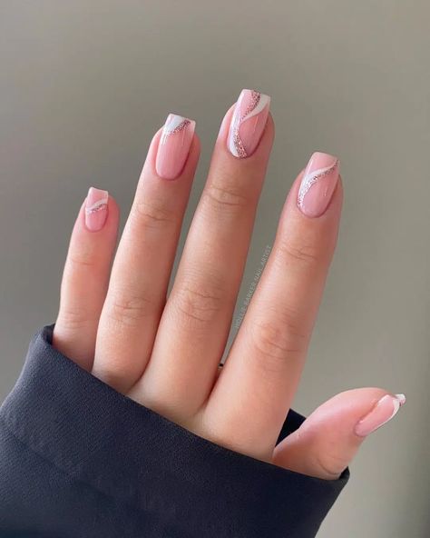 55 Simple Summer Nail Ideas to Inspire You Simple Summer Nail Ideas, Summer Nail Ideas, Squoval Nails, Spring Acrylic Nails, French Manicure Nails, Subtle Nails, Simple Gel Nails, Classy Acrylic Nails, Unique Acrylic Nails