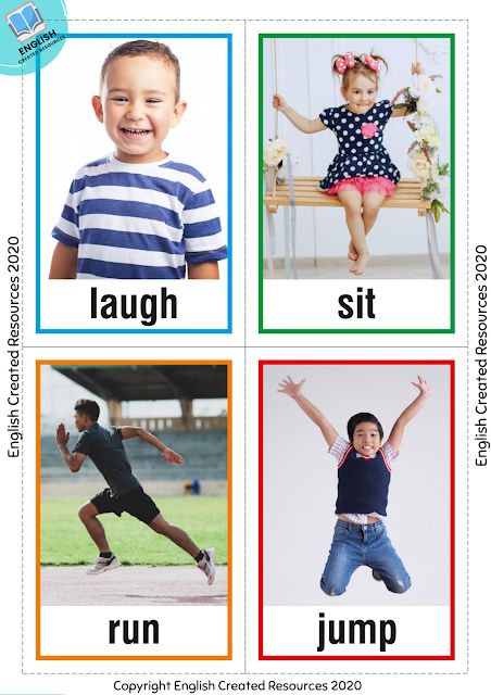 Action Verbs Activities, Verb Vocabulary, English Created Resources, Action Verbs Worksheet, Speech Therapy Activities Preschool, Brain Gym For Kids, Verbs Activities, Verb Words, Cvc Worksheets