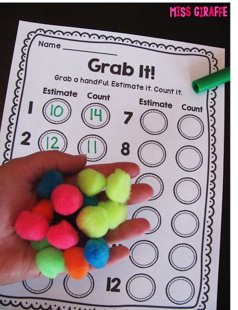 Grab estimate and count - great math center for building number sense Building Number Sense, Math Night, Number Sense Activities, Math Intervention, Cultured Stone, Math Game, Math Workshop, Homeschool Math, Mental Math