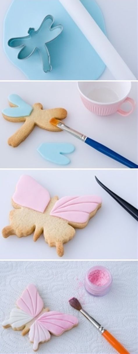 DIY Cookies diy recipe food ideas recipes easy diy food crafts party ideas party favors food art Decorate Cookies, Rolling Fondant, Cookie Tutorials, Fondant Cookies, Pretty Cookies, Creative Cookies, Beautiful Cookies, Biscuit Cookies, Iced Cookies