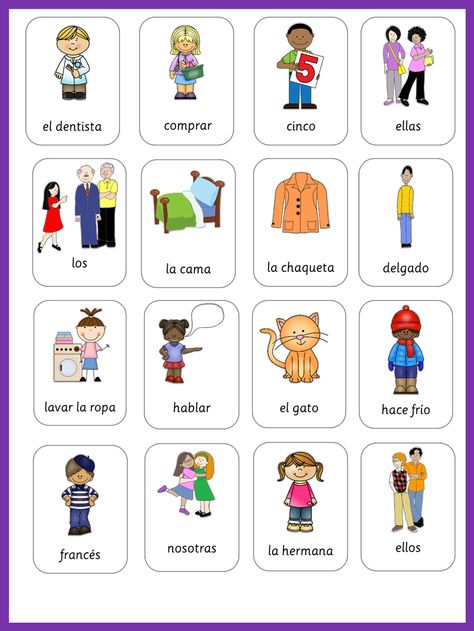 This set has 473 flashcards for your Spanish lessons. These are great and helpful visuals covering all major topics in Spanish. Flashcards Ideas, Nouns And Verbs Worksheets, Beginner Spanish Lessons, Spanish Flashcards, Preschool Spanish, Learn Brazilian Portuguese, Basic Vocabulary, Portuguese Lessons, Spanish Basics