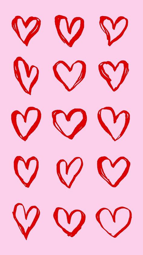 Cute Hearts, Heart Illustration, Heart Background, Awesome Designs, Red Hearts, Heart Pattern, Set Free, Pink And Red, Heart Patterns