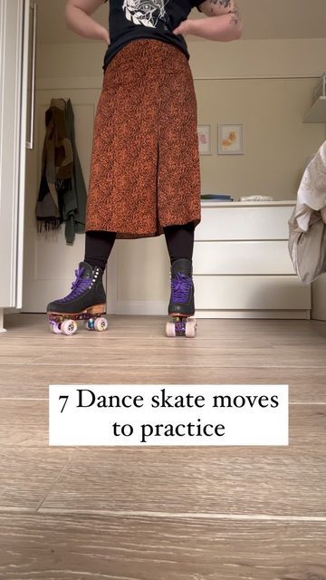 UV on Instagram: "I wanted to put together some moves that skaters of all levels can practice that will help to improve their footwork skills for dancing on skates. They’re some of the first moves I learnt when I started. All of these footwork skills are super useful for finding your balance, help you feel more confident and can be done in a tiny space! Let me know if your try any of them! #rollerskates #rollerskater #rollerskating #dance #rollerdance #tutorial #rollerskatetutorial #rollerskat Roller Skate Dance Moves, Rollerskates Aesthetic, Quad Skating, Jam Skating, Roller Skating Outfits, Roller Skating Party, Roller Disco, Quad Skates, Roller Skaters