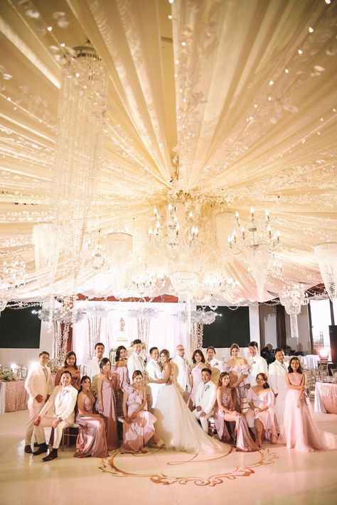 A Pink and Gold Themed Wedding | Philippines Wedding Blog Old Rose Wedding Motif, Barong Wedding, Old Rose Wedding, Motif Wedding, Gold Themed Wedding, Wedding Philippines, Wedding Motifs, Philippines Wedding, Pink Wedding Theme