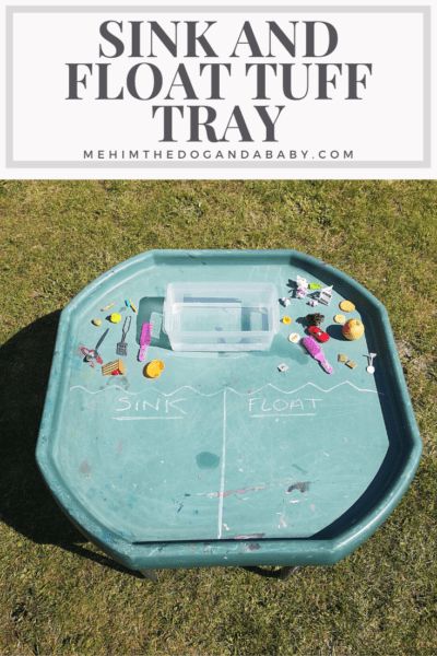 Tuff Tray Ideas Under 1, Educational Tuff Tray Ideas, Tuft Tray Ideas Year 1, Tuff Tray Play Ideas, Eyfs Activity Ideas, Floating And Sinking Activities Eyfs, Early Years Outdoor Activities, Early Years Classroom Activities, Tuff Tray Science