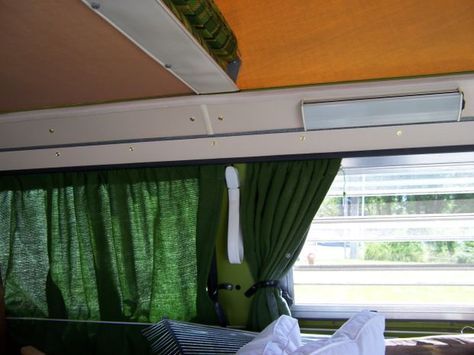 bus curtains (9).bmp Bus Curtains, Diy Vw Bus, Van Camping Ideas, Campervan Curtains, T5 Conversion, Vw Van Life, Van Curtains, Volkswagen Bus Interior, Volkswagen Bus Camper