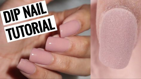 How To Nail Dip At Home, At Home Dipping Powder Nails, Dip Acrylic Nails How To Do, How To Apply Dip Powder Nails, Dip Nails How To, Kiss Dip Powder Nails, How To Use Dip Powder For Nails, Diy Dip Nail Designs, Professional Dip Nails