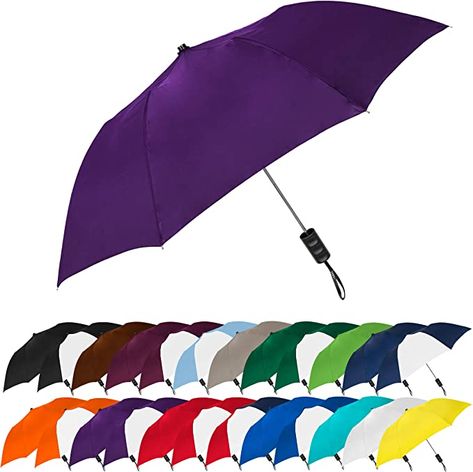 Amazon.com: STROMBERGBRAND UMBRELLAS Spectrum Popular Style 16" Automatic Open Umbrella Light Weight Travel Folding Umbrella for Men and Women, (Yellow) : Clothing, Shoes & Jewelry Under The Sea Hoco, Open Umbrella, Windproof Umbrella, Blue Umbrella, Umbrella Lights, Best Umbrella, Compact Umbrella, Travel Umbrella, Blue Clothing