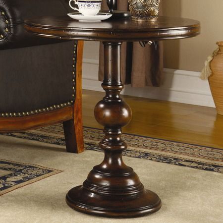 Seven Seas Atlantic Accent Table Furniture Pedestal, Hooker Furniture Living Room, Accent Table Decor, Living Room Furnishings, Round Accent Table, Seven Seas, Furniture Catalog, American Furniture, Console And Sofa Tables