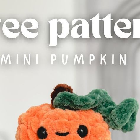 Janina 🌼 Cozy Crochet on Instagram: "FREE PATTERN ALERT 🚨 - Mini Pumpkin 🎃   This pumpkin works up in 15 minutes and is NO SEW so it makes the perfect market prep for fall season! 🍂   I am so excited to be seeing your guys creations!  Happy crocheting everyone! 🍂🎃  #freepattern #freecrochetpattern #freeamigurumipattern #pumpkinpattern #crochetpumpkin #freecrochetpatterns" Free Crochet Pattern Fall, Tiny Pumpkin Crochet Pattern Free, Crochet Pumpkin Amigurumi, Fall Crochet Plushie Patterns, Crochet Fall Amigurumi Free Pattern, Mini Pumpkin Crochet Pattern, Summer Crochet Patterns Free Amigurumi, Crochet Mini Pumpkin, Crochet Market Prep Ideas