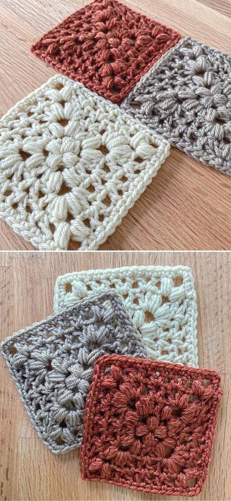 Granny Square Pattern Free, Granny Square Crochet Patterns Free, Crochet Granny Square Blanket, Beginner Knitting Projects, Crochet Daisy, Granny Square Blanket, Crochet Square Patterns, Granny Squares Pattern, Granny Square Crochet Pattern