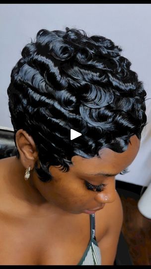 Pixie Cut Quick Weave, Curly Pixie Cut, Textured Haircut, Curly Pixie Cuts, Curly Pixie, Quick Weave, Older Women Hairstyles, Hair Transformation, Pixie Cut