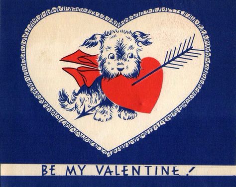 Valentines Day Vintage Aesthetic, Vintage Valentine Drawing, Vintage Valentine, Vintage Valentines Aesthetic, Valentines Day Aesthetic Vintage, Vintage Valentine Postcards, Vintage Puppy Illustrations, Vintage Valentines Cards Victorian, Vintage Animal Valentines