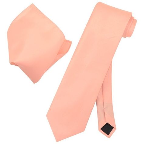 Vesuvio Napoli Solid PEACH Color NeckTie Handkerchief Men's Neck Tie... ❤ liked on Polyvore featuring men's fashion, men's accessories, mens bow ties, mens bandana and mens neck ties Guy Clothes, Vesuvio Napoli, Peach Tie, Mens Fashion Dressy, Mens Fashion Work, Handkerchief Men, Brown Tie, Mens Formal Wear, Baby Blue Colour