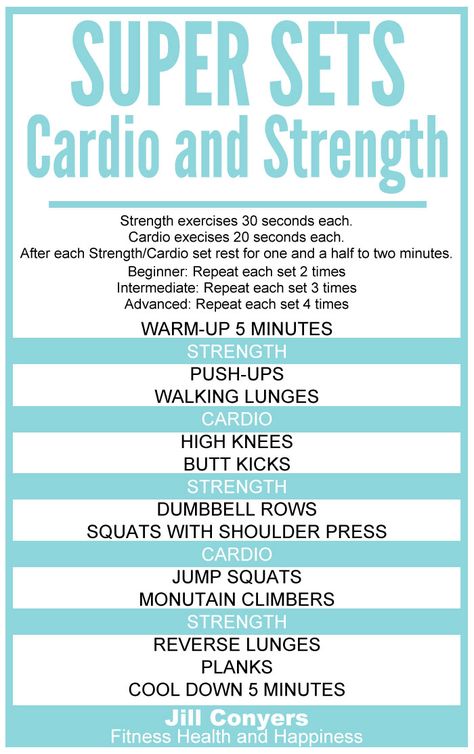 Super Sets: Strength and Cardio | Jill Conyers Super Set Workouts, Workout Fat Burning, Hiit Workout Routine, Insanity Workout, Fitness Video, Super Sets, Cardio Training, Circuit Workout, Effective Workouts