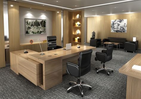 Executive Office Design Interior, Architect Office Interior, Law Office Design, Office Furniture Layout, Executive Office Design, Small Office Design Interior, Interior Design Showroom, Office Design Interior, Office Desk Designs