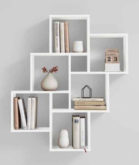 Contemporary Wall Shelf, Float Shelf, Ikea Eket, Desain Pantry, Corner Wall Shelves, Modern Wall Shelf, Regal Design, Wall Shelf Decor, Diy Wall Shelves