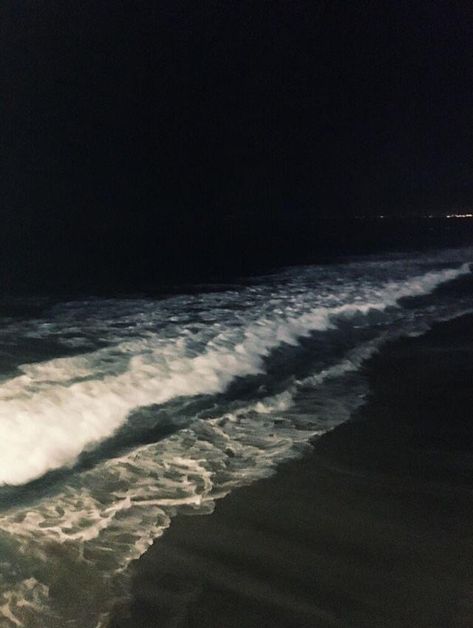 Ocean At Night, Beach Aesthetic, Night Time, The Ocean, At Night, A Man