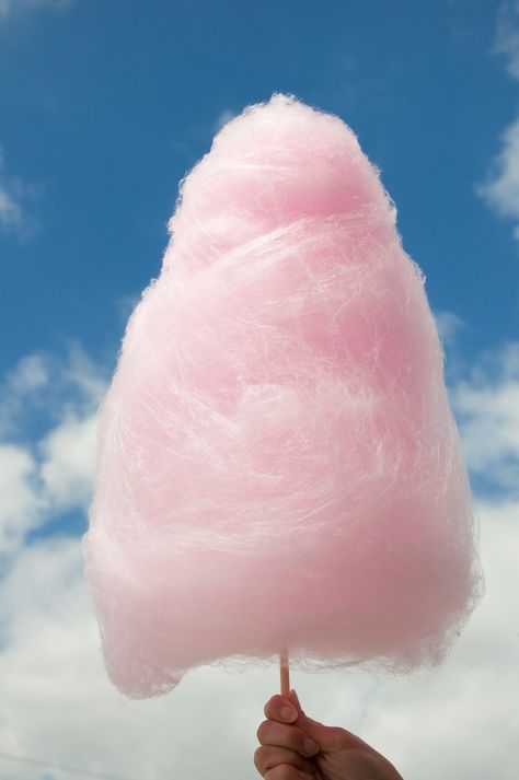 On A Stick, Pink Cotton Candy, A Stick, Pink Cotton, Cotton Candy, Candy, Pink, Blue, Candy Floss