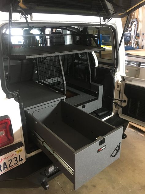 JLUSA — TrekboxX Expedition Systems Big Fridge, Expedition Gear, Truck Storage, Cargo Rack, Car Camper, Integrated Fridge, Work Gear, Chevy Tahoe, Car Trunk