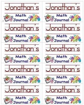 $ Name Labels - 3 pgs. 30 Labels. Use template year after year. Type your own labels for Math Journals. Multi-putpose labels vailable with other grap... Classroom Anchor Charts, Math Journal, Beginning Of Year, First Grade Activities, Math Journals, Beginning Of The School Year, Teacher Organization, Kids Learning Activities, Beginning Of School