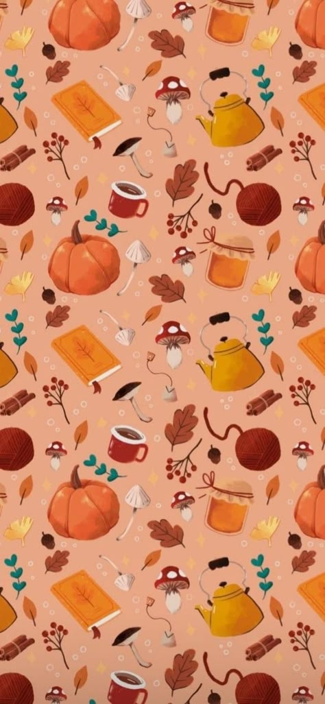 Cute Fall Wallpaper Iphone Aesthetic, Doodles Aesthetic Wallpaper, Fall Background Collage, Fall Winter Wallpaper, Autumn Iphone Wallpaper, Cute Doodles Aesthetic, Res Wallpaper, Iphone Fall Wallpaper, Aesthetic Wallpaper Fall