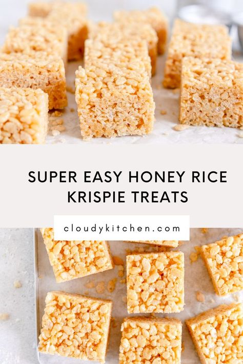 Rice Bubble Slice is the New Zealand version of Rice Krispie Treats without marshmallow. Made with honey, it is quick and easy to make and tastes super nostalgic. Rice Bubble Slice Marshmallows, Honey Rice Krispie Treats, Rice Krispies Without Marshmallows, Rice Krispie Treats Without Marshmallows, Rice Bubble Recipes, Rice Bubble Slice, Rice Bars, Rice Crispies Recipe, Honey Rice