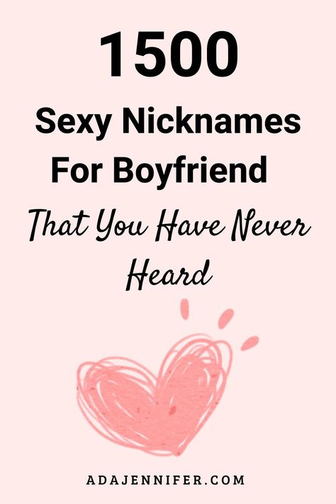 Best collection of nicknames for boyfriend Aesthetic Nicknames For Boyfriend, Cute Nicknames For Guys, Nicknames For Guys, Nicknames For Girlfriends, Love Nicknames, Sweet Messages For Him, Pet Names For Boyfriend, Contact Names For Boyfriend, Cute Couple Names