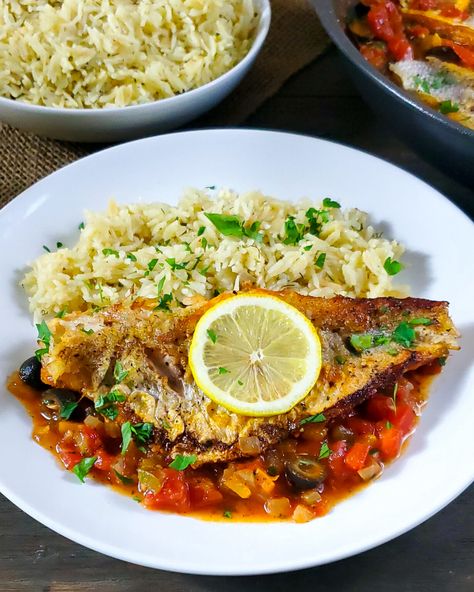 Pan Seared Za'atar Snapper - Bacon & Vodka Snapper Recipes Pan Seared, Red Snapper Recipes Pan Seared, Red Snapper Curry Coconut Milk, Roasted Red Snapper Fillet, Bacon Vodka, Red Snapper Ponchartrain, Canning Diced Tomatoes, Za Atar, Roma Tomatoes